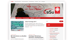 Desktop Screenshot of caritas-suchthilfe.de